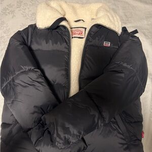 Levi's Cream Sherpa Lining